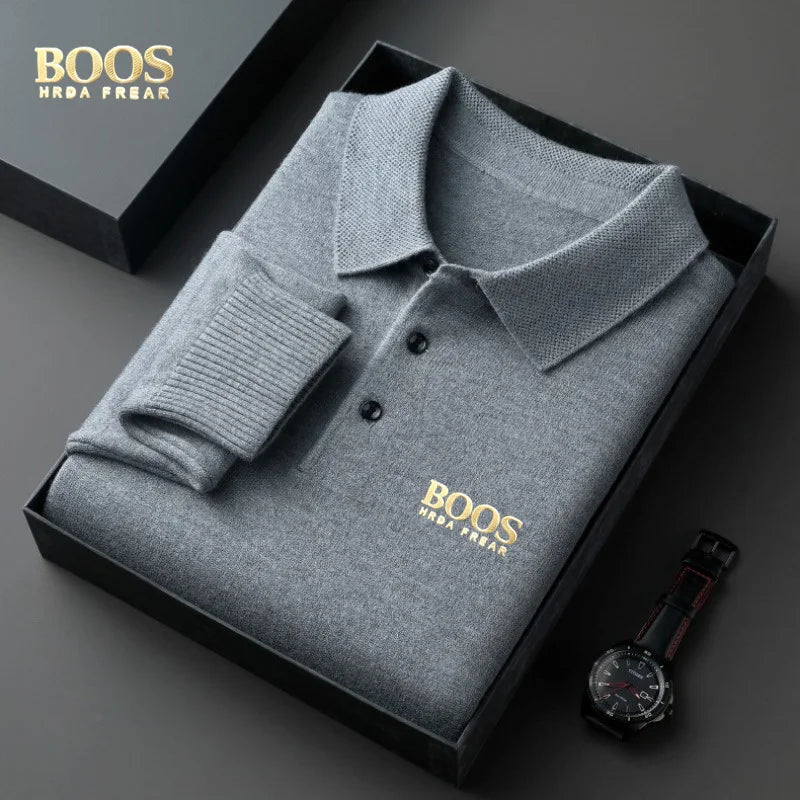 Suéter Polo Boos de algodão
