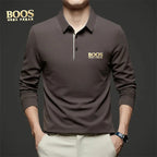 Camisa manga longa polo boos