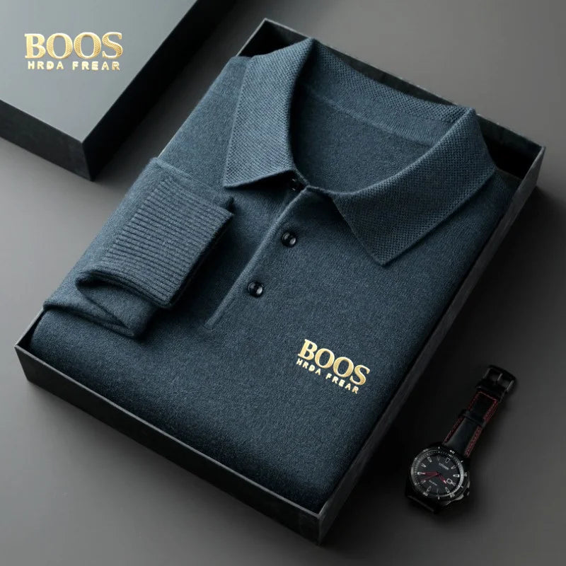 Suéter Polo Boos de algodão