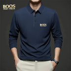 Camisa manga longa polo boos