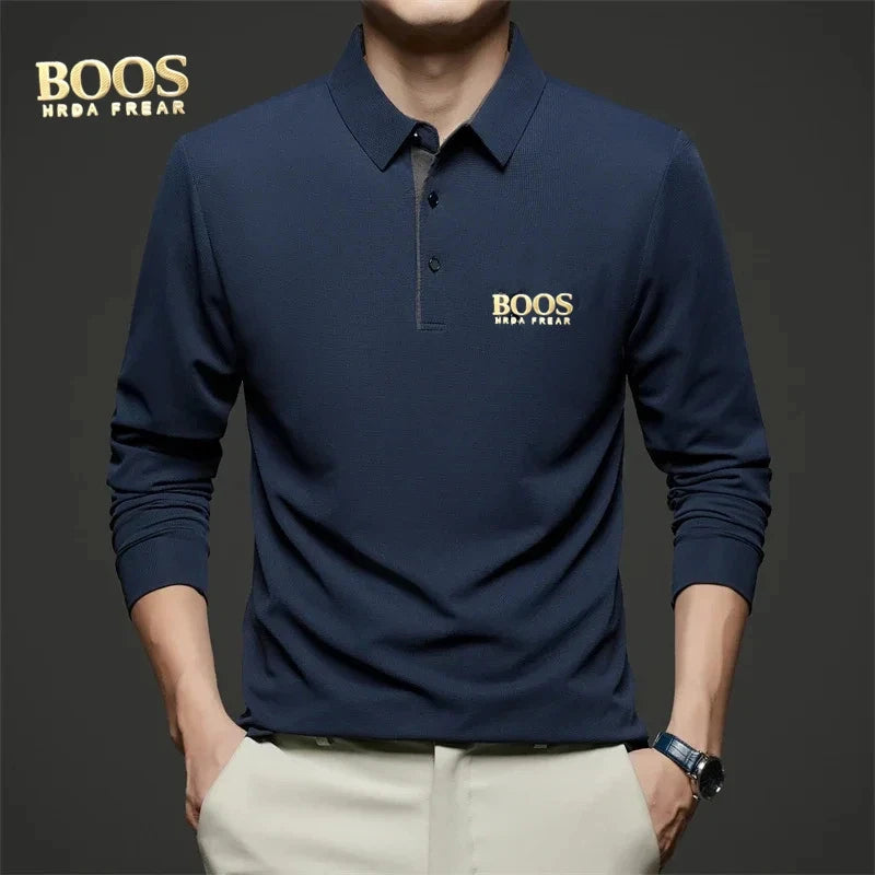 Camisa manga longa polo boos